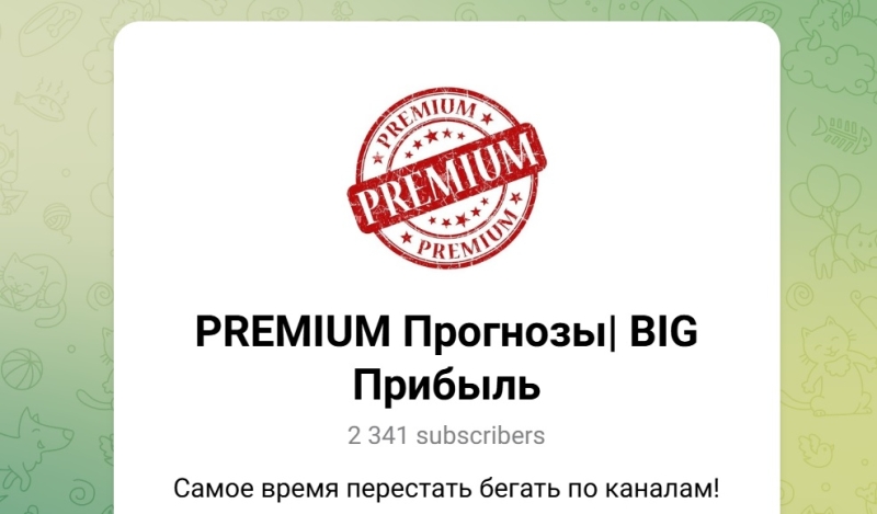 PREMIUM Прогнозы| BIG Прибыль — обзор, отзывы