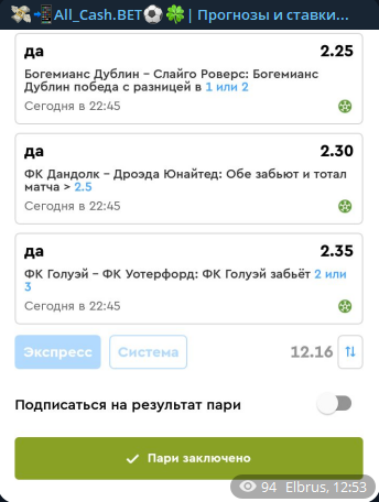 All_Cash.BET | Прогнозы и ставки — обзор, отзывы